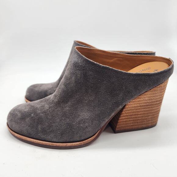 Kork-Ease Challis Mules Women's 8.5M Gray Slip On Clog Heels - Picture 5 of 8